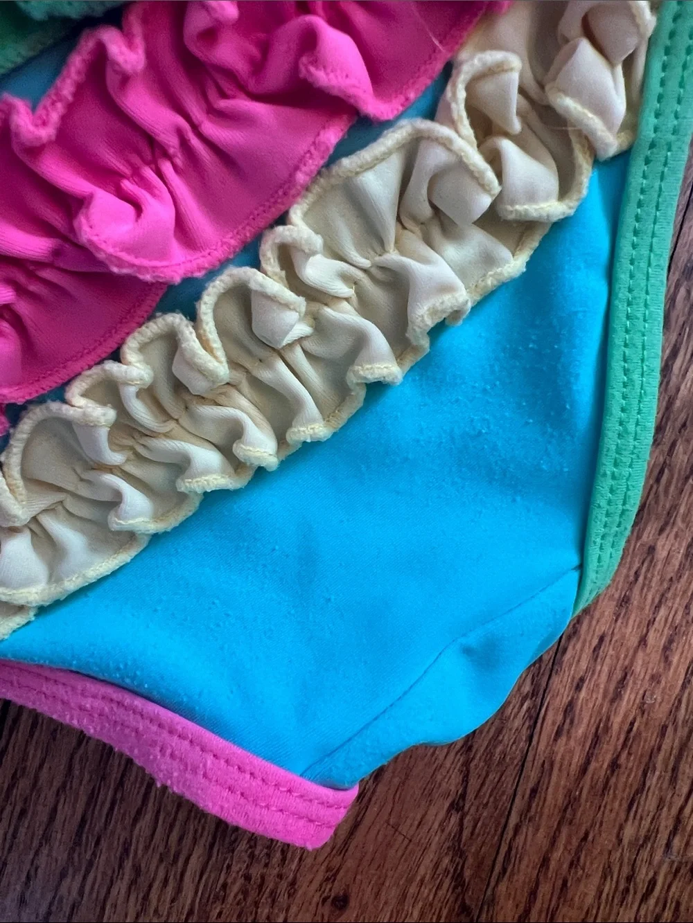 Ruffle Butts Toddler Girls Swim Suit Bundle, 3T